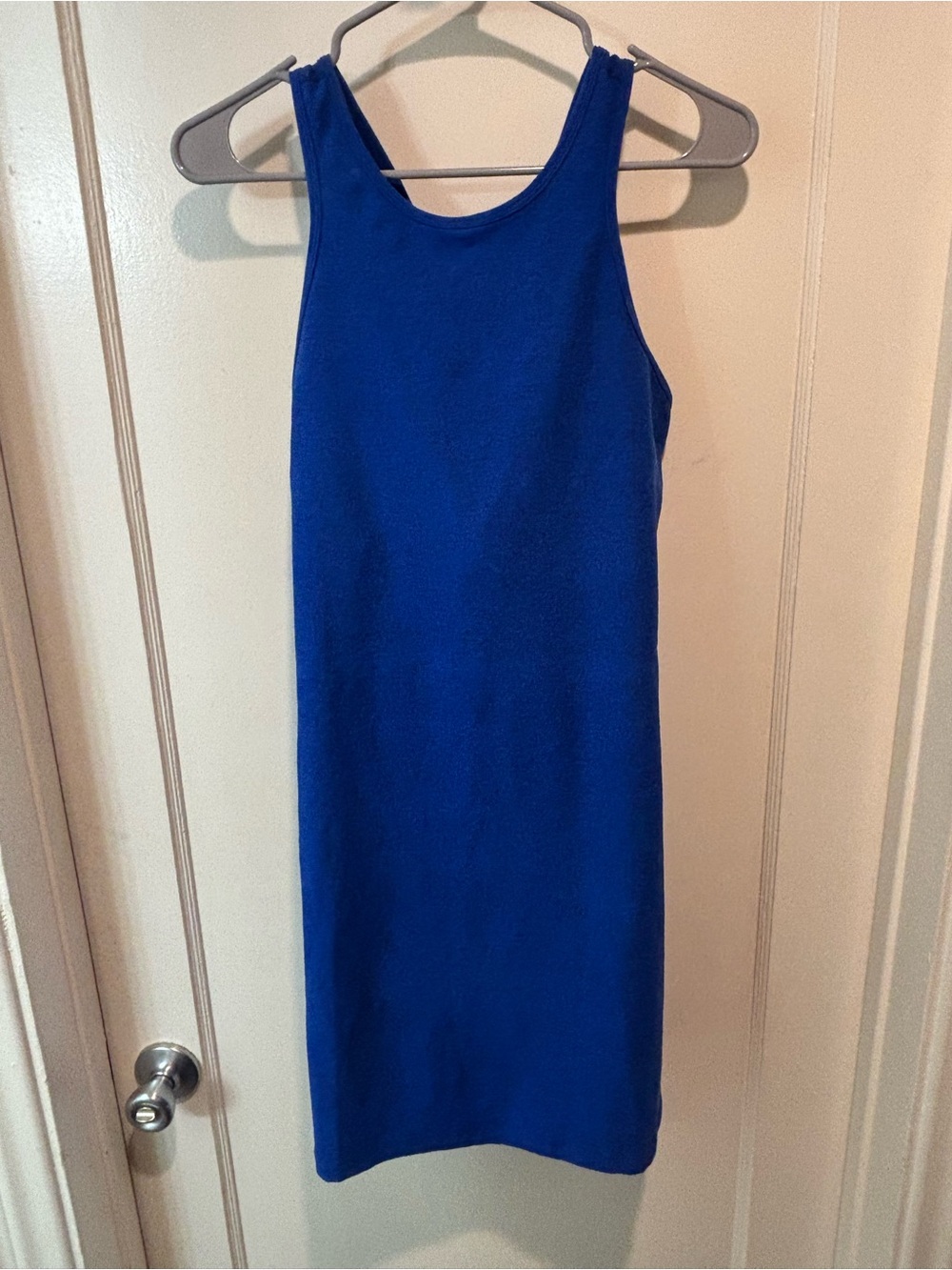 Beyond Yoga Sleeveless Activewear Dress in Royal Blue